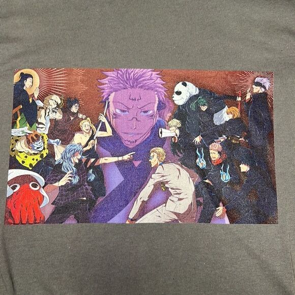 Shibuya Incident Men’s Grey Short Sleeve Anime Graphic Tee Size Large - Picture 6 of 6